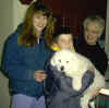 Josh holding Kobe, the Pyr puppy.