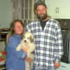 Amos with new owners from southern Ohio.