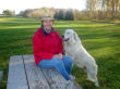 Jessie likes to walk with Sarah in nearby Collinwood Park.