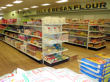 Spices and boxed items at Patel's Indian Grocery. 