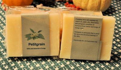Petitgrain soap is good for relieving stress.