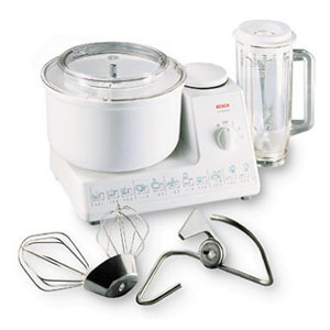 Bosch Universal Mixer with Blender and dough hook.