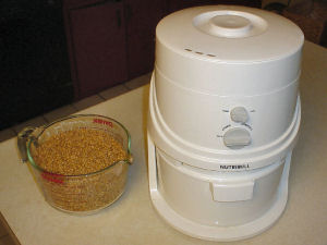 Nutrimill grain grinder.