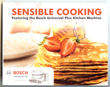 Sensible Cooking cookbook for the Bosch Universal Plus.